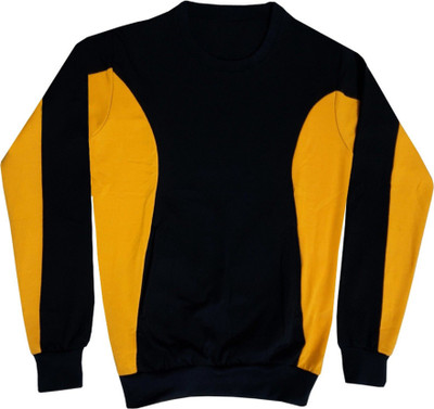 KAYU Full Sleeve Color Block Boys & Girls Sweatshirt