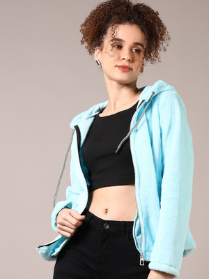 V-MART Full Sleeve Solid Women Sweatshirt