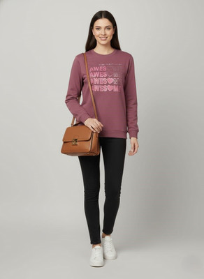 BILBURY Full Sleeve Graphic Print Women Sweatshirt