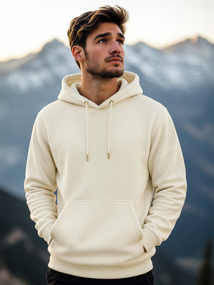 NOBERO Full Sleeve Solid Men Sweatshirt