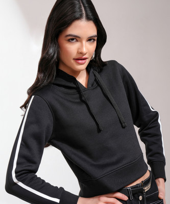 Tokyo Talkies Full Sleeve Solid Women Sweatshirt