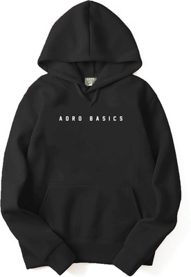 ADRO Full Sleeve Solid Men Sweatshirt
