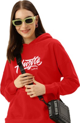 Leotude Full Sleeve Solid Women Sweatshirt