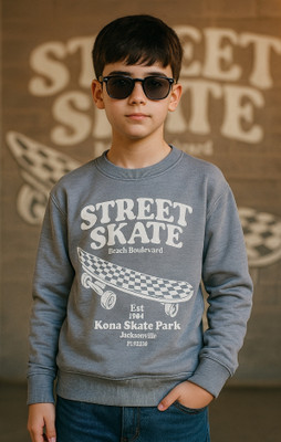 ZYRO Full Sleeve Printed Boys Sweatshirt