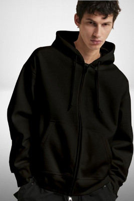 COZYCOVE Full Sleeve Solid Men Sweatshirt