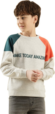 li'l tomatoes Full Sleeve Printed Boys Sweatshirt