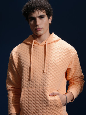 HIGHLANDER Full Sleeve Self Design Men Sweatshirt