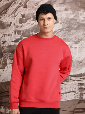 HIGHLANDER Full Sleeve Solid Men Sweatshirt