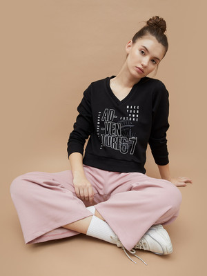 Kappa Full Sleeve Printed Women Sweatshirt