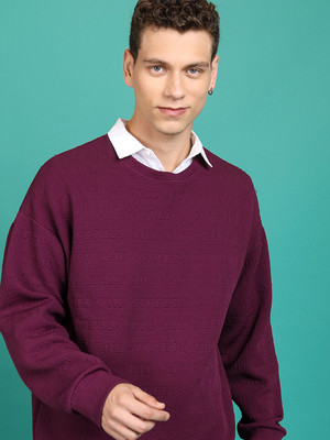 HIGHLANDER Full Sleeve Solid Men Sweatshirt
