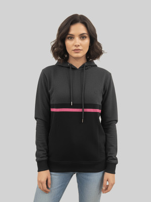 Dollar Full Sleeve Color Block Women Sweatshirt