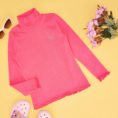 Pantaloons Junior Full Sleeve Solid Girls Sweatshirt