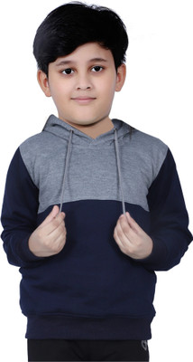 INDIA FASHION FAB Full Sleeve Color Block Girls Sweatshirt