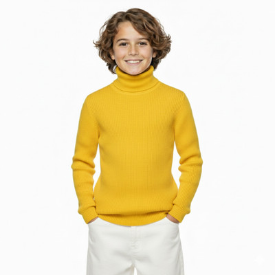 Clothify Full Sleeve Self Design Boys Sweatshirt