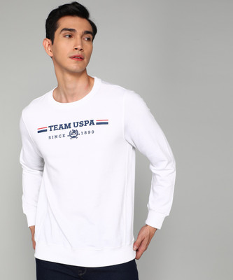 U.S. POLO ASSN. Full Sleeve Printed Men Sweatshirt