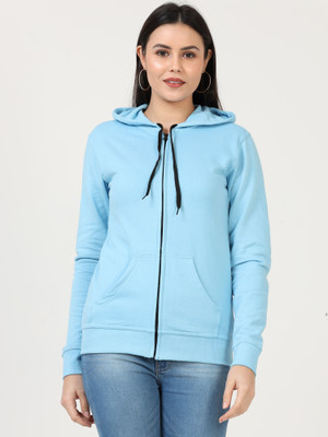 Fleximaa Full Sleeve Solid Women Sweatshirt