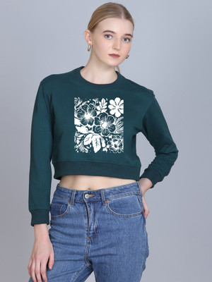 OBAAN Full Sleeve Printed Women Sweatshirt