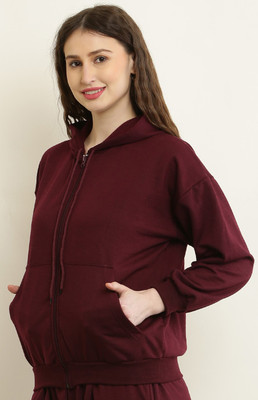 universal traderss Full Sleeve Solid Women Sweatshirt
