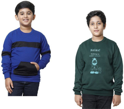 AE Trends Full Sleeve Solid Boys Sweatshirt