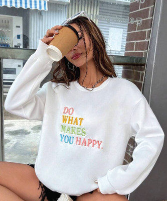 METRONAUT Full Sleeve Printed Women Sweatshirt