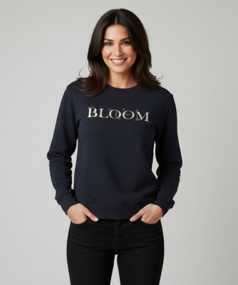Wineberry Full Sleeve Self Design Women Sweatshirt