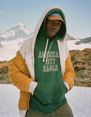 American Eagle Full Sleeve Printed Men Sweatshirt