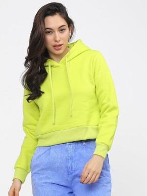 Neelkanth Full Sleeve Solid Women Sweatshirt