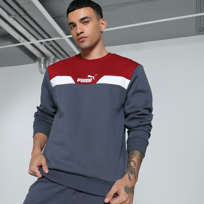 PUMA Full Sleeve Color Block Men Sweatshirt