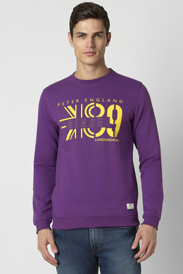 PETER ENGLAND Full Sleeve Printed Men Sweatshirt