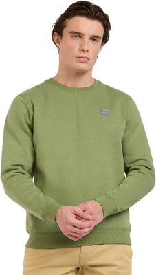 COLORPLUS Full Sleeve Solid Men Sweatshirt