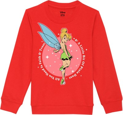 Disney By Wear Your Mind Full Sleeve Graphic Print Girls Sweatshirt