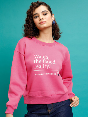 Tokyo Talkies Full Sleeve Printed Women Sweatshirt
