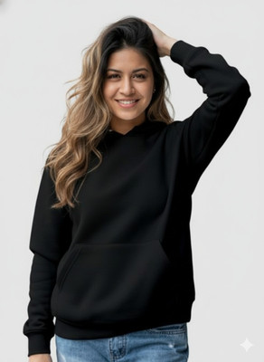 Ashkart Full Sleeve Solid Women Sweatshirt
