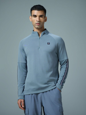TECHNOSPORT Full Sleeve Solid Men Sweatshirt