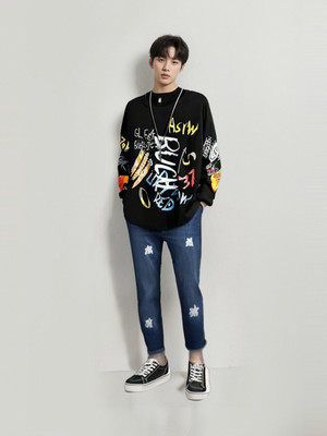 Ruyam Full Sleeve Printed Men Sweatshirt