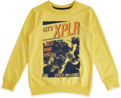 Pantaloons Junior Full Sleeve Printed Boys Sweatshirt