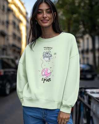 BEWAKOOF Full Sleeve Graphic Print Women Sweatshirt