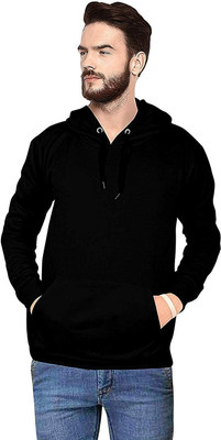 Qwarty Full Sleeve Solid Men Sweatshirt