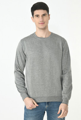 Kaayu Full Sleeve Solid Men Sweatshirt