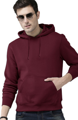LazyChunks Full Sleeve Solid Men Sweatshirt