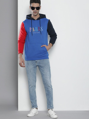 The Indian Garage Co. Full Sleeve Embroidered Men Sweatshirt