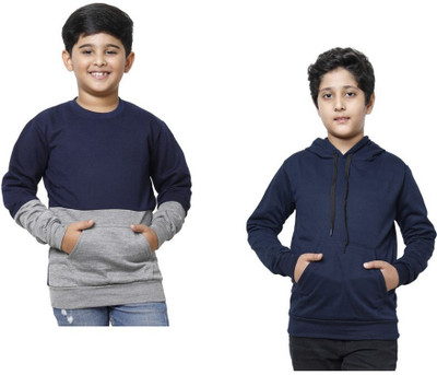 AE Trends Full Sleeve Solid Boys Sweatshirt