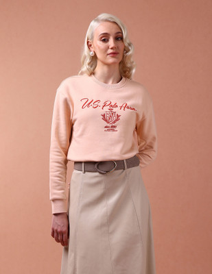 U.S. POLO ASSN. Full Sleeve Printed Women Sweatshirt