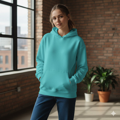 DivRa Clothing Full Sleeve Solid Women Sweatshirt