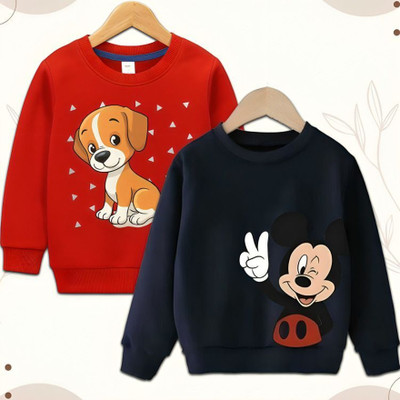 Purelegacy Full Sleeve Printed Baby Boys & Baby Girls Sweatshirt