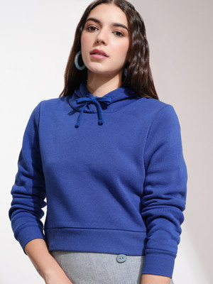 Tokyo Talkies Full Sleeve Solid Women Sweatshirt