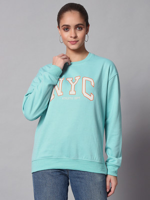OBAAN Full Sleeve Printed Women Sweatshirt