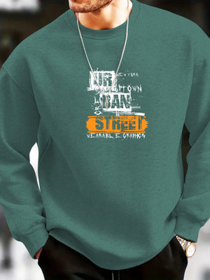 KAJARU Full Sleeve Printed Men Sweatshirt