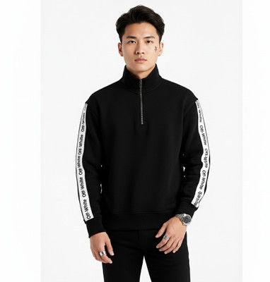 ALVIS TREND Full Sleeve Self Design Men Sweatshirt