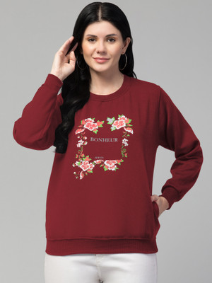 NNIFA Full Sleeve Graphic Print Women Sweatshirt